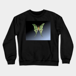 Luna moth at night Crewneck Sweatshirt